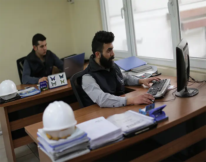 Tanis Mühendislik Ofis Ortamı - Profesyonel Çalışma Alanları