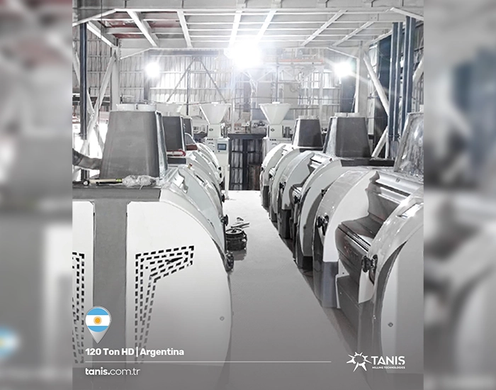 TANIS Argentina 120 Ton HD Flour Mill | Roller Equipment Installation