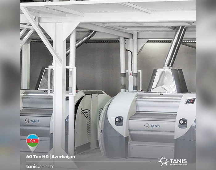 TANIS Azerbaijan 60 Ton HD Flour Mill | Roller Mill Equipment Installation